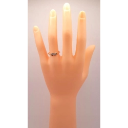 Złoty pierścionek z Cyrkoniami PR.585 W:1,07gr R.16 InterSKLEP