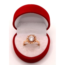 Złoty pierścionek z Cyrkonią PR.583 W:3,77gr R.20 InterSKLEP