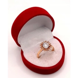 Złoty pierścionek z Cyrkonią PR.583 W:3,77gr R.20 InterSKLEP