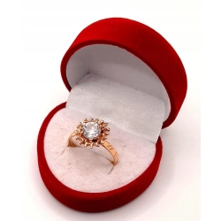 Złoty pierścionek z Cyrkonią PR.583 W:3,77gr R.20 InterSKLEP