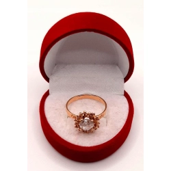 Złoty pierścionek z Cyrkonią PR.583 W:3,77gr R.20 InterSKLEP