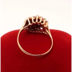 Złoty pierścionek z Cyrkoniami PR.585 W:2,69gr R.15 InterSKLEP