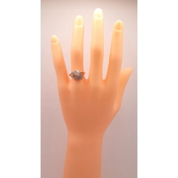 Złoty pierścionek z Cyrkoniami PR.585 W:2,69gr R.15 InterSKLEP