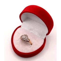 Złoty pierścionek z Cyrkoniami PR.585 W:2,70gr R.12 InterSKLEP