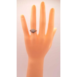 Złoty pierścionek z Cyrkoniami PR.585 W:2,70gr R.12 InterSKLEP