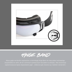 Gogle Narciarskie Alpina Slope Q-Lite Black-Dirblue Matt Szkło Q-Lite Blue