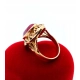 Złoty pierścionek z rubinem pr.585 W:6,96gr Roz.16 InterSKLEP