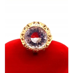 Złoty pierścionek z Ametystem PR.585 W:7,37gr R.21 InterSKLEP