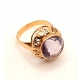 Złoty pierścionek z Ametystem PR.585 W:7,37gr R.21 InterSKLEP
