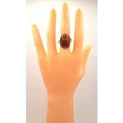 Złoty pierścionek z Piaskiem pustyni PR.585 W:6,73gr R.18 InterSKLEP