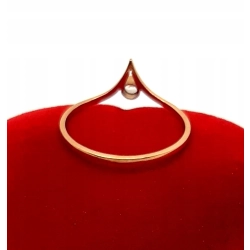 Złoty pierścionek z Cyrkonią PR.585 W:0,78gr R.14 InterSKLEP