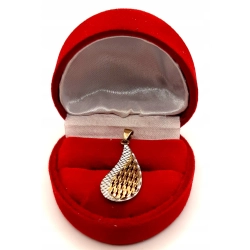 Złota zawieszka Liść PR.333 W:0,91gr InterSKLEP