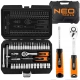 NEO Zestaw Kluczy Nasadowych 38 el. Grzechotka 1/4