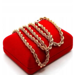 Złoty łańcuszek gruby kordel Pr.585 W:10,15gr Dł:50,5cm