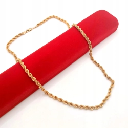 Złoty łańcuszek gruby kordel Pr.585 W:10,15gr Dł:50,5cm