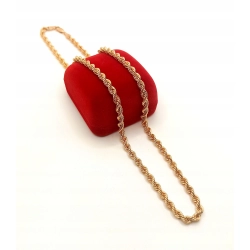 Złoty łańcuszek gruby kordel Pr.585 W:10,15gr Dł:50,5cm