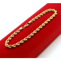 Złota bransoletka kordel Verona Pr.333 W:1,94gr Dł:18cm