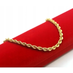 Złota bransoletka kordel Verona Pr.333 W:1,94gr Dł:18cm
