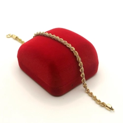 Złota bransoletka kordel Verona Pr.333 W:1,94gr Dł:18cm