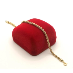 Złota bransoletka kordel Verona Pr.333 W:1,94gr Dł:18cm