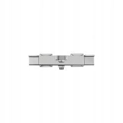 Bateria wannowa dwuuchwytowa ścienna Sensa Chromowany srebrny