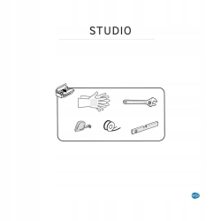 Bateria wannowa dwuuchwytowa ścienna Sensa Chromowany srebrny