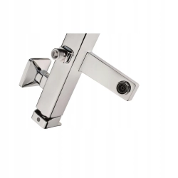 Bateria wannowa dwuuchwytowa ścienna Sensa Chromowany srebrny