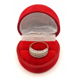 Złoty pierścionek z Cyrkoniami PR.585 W:4,41gr R.14 InterSKLEP