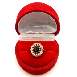 Złoty pierścionek z Cyrkoniami PR.585 W:2,86gr R.14 InterSKLEP