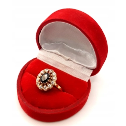 Złoty pierścionek z Cyrkoniami PR.585 W:2,86gr R.14 InterSKLEP