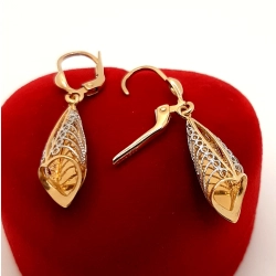 Złote kolczyki wiszące BRIJU PR.585 W:2,80gr InterSKLEP