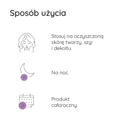 Krem łagodzący do twarzy Evree do twarzy na noc 50 ml