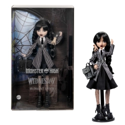 Lalka Monster High X Wednesday Szkolny Mundurek HXJ04