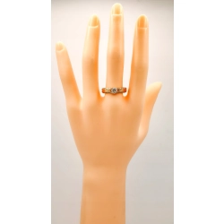 Złoty pierścionek z Cyrkoniami PR.585 W:3,07gr R.20 InterSKLEP