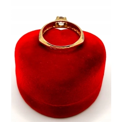 Złoty pierścionek z Cyrkoniami PR.585 W:3,07gr R.20 InterSKLEP