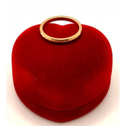 Złota obrączka zdobiona PR.585 W:2,29gr R.14 InterSKLEP