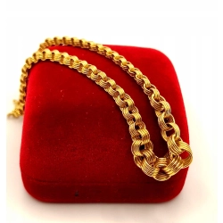 Złota bransoletka Rolo PR.750 W:11,33gr Dł.22cm InterSKLEP