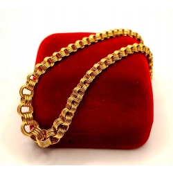 Złota bransoletka Rolo PR.750 W:11,33gr Dł.22cm InterSKLEP