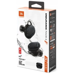 Słuchawki dokanałowe JBL Endurance Race 2 ANC Wodoodporne Czarny