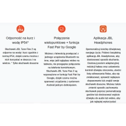 Słuchawki bezprzewodowe douszne JBL Tune Flex InterSKLEP