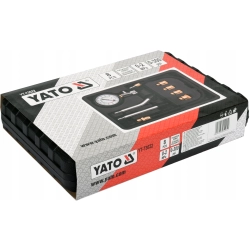 Yato YT-73022 Miernik ciśnienia sprężania silnik benzynowy + 4 adaptery