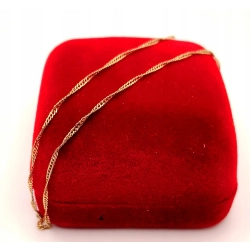 Złoty łańcuszek Singapur PR.585 W:1,36gr Dł.49,5cm InterSKLEP