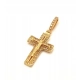 Złota zawieszka Krzyż z Cyrkoniami PR.585 W:3,03gr InterSKLEP