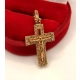 Złota zawieszka Krzyż z Cyrkoniami PR.585 W:3,03gr InterSKLEP
