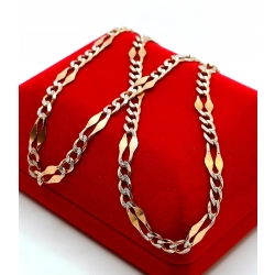 Złoty łańcuszek Figaro PR.585 W:11,85gr Dł.58,5cm InterSKLEP