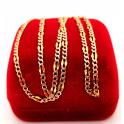 Złoty łańcuszek Figaro PR.585 W:3,51gr Dł.45cm InterSKLEP