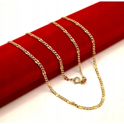 Złoty łańcuszek Figaro PR.585 W:3,51gr Dł.45cm InterSKLEP