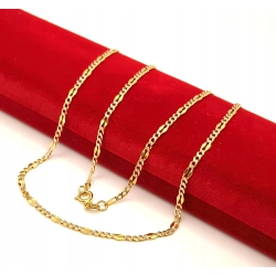 Złoty łańcuszek Figaro PR.585 W:3,51gr Dł.45cm InterSKLEP