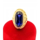 Złoty pierścionek z szafirowym kamieniem PR.583 W:10,12gr R.26 InterSKLEP