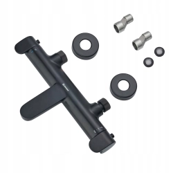 Bateria wannowa termostatyczna Icone czarna 21.3 l/min Sensea InterSKLEP